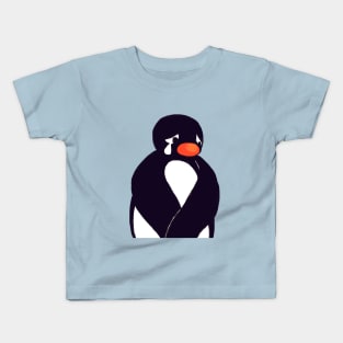 sad noot penguin meme / pingu Kids T-Shirt